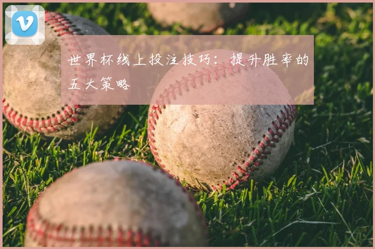 世界杯线上投注技巧:提升胜率的五大策略